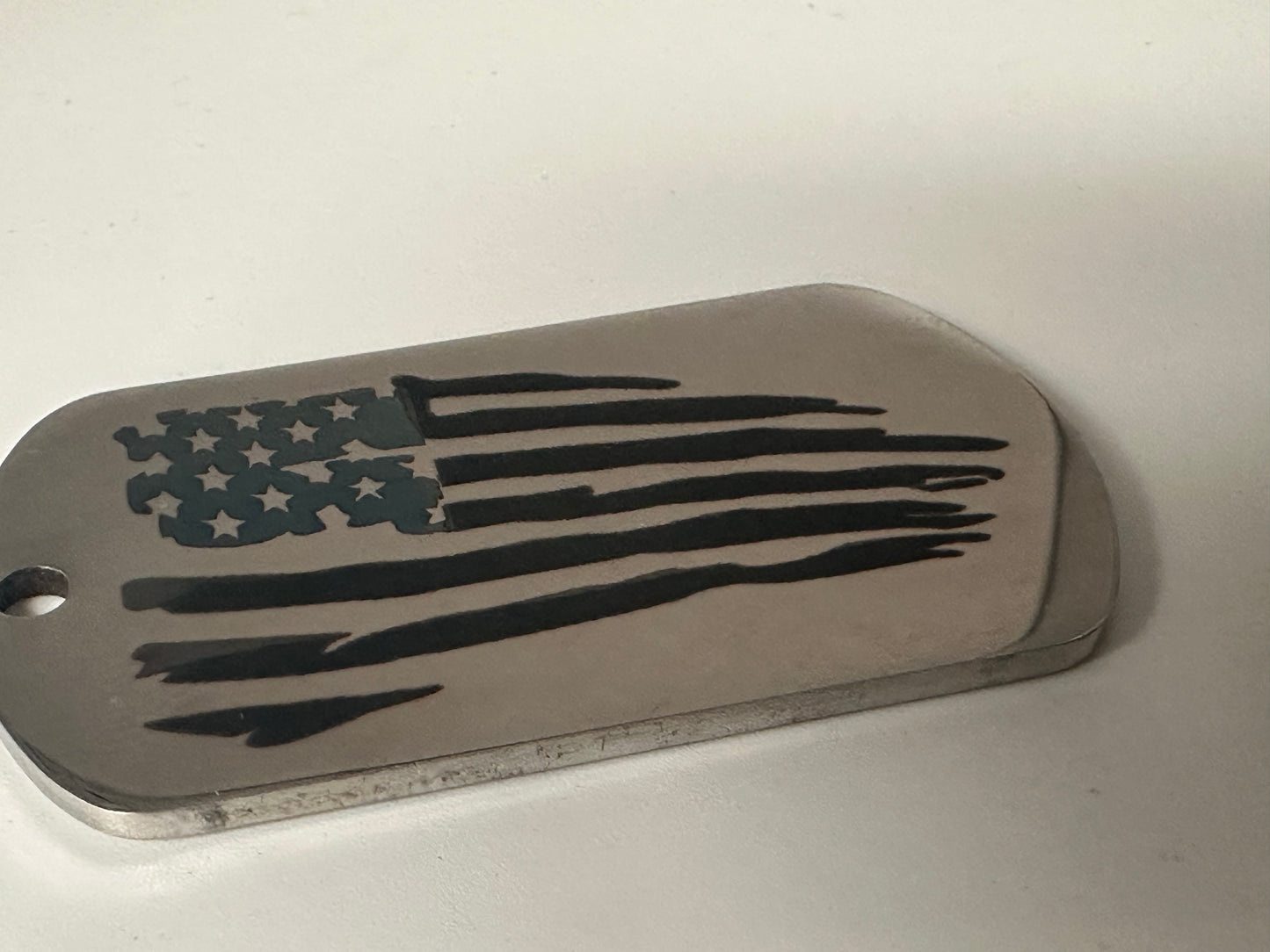 Custom Engraved Stainless Steel Dog Tag