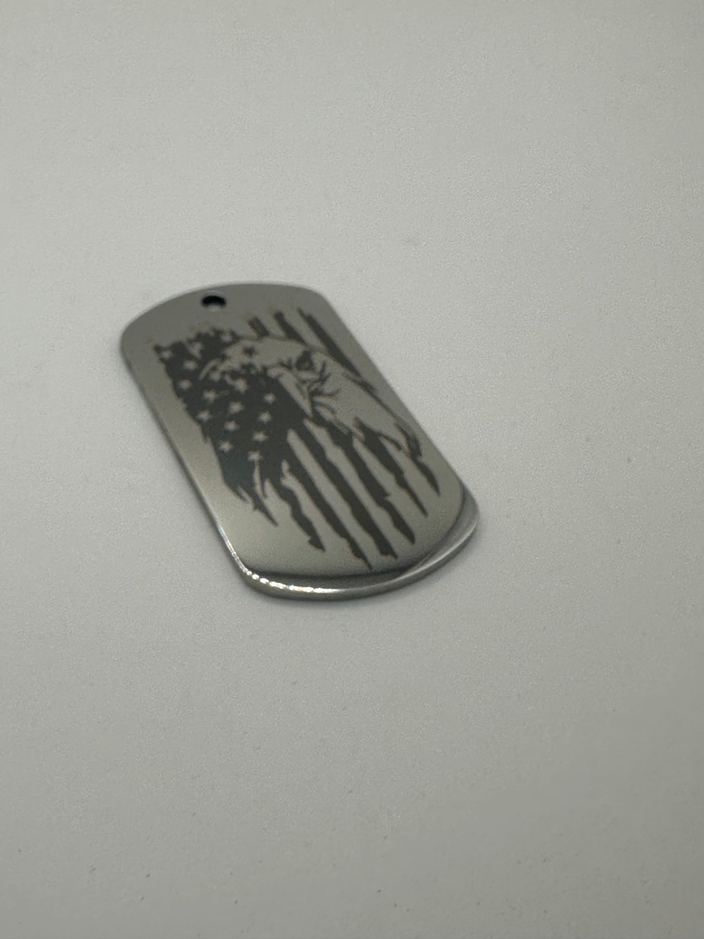 Custom Engraved Stainless Steel Dog Tag