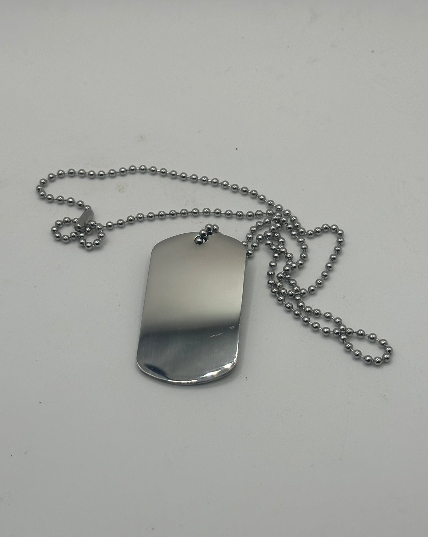 Custom Engraved Stainless Steel Dog Tag