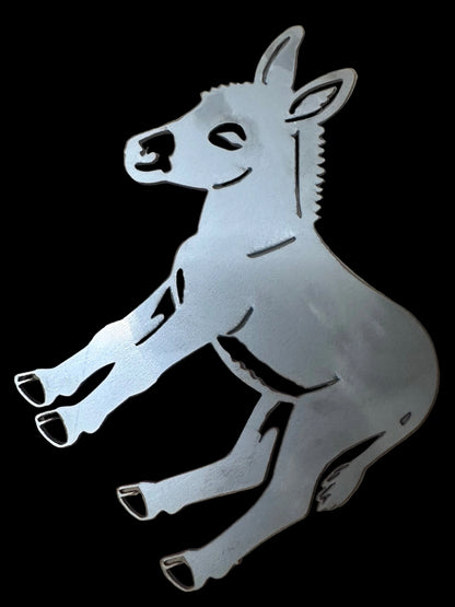 Stainless Steel cutout - Donkey
