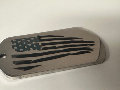 Custom Engraved Stainless Steel Dog Tag
