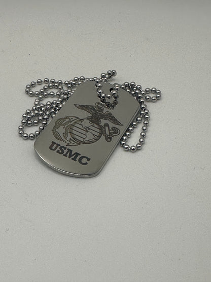 Custom Engraved Stainless Steel Dog Tag