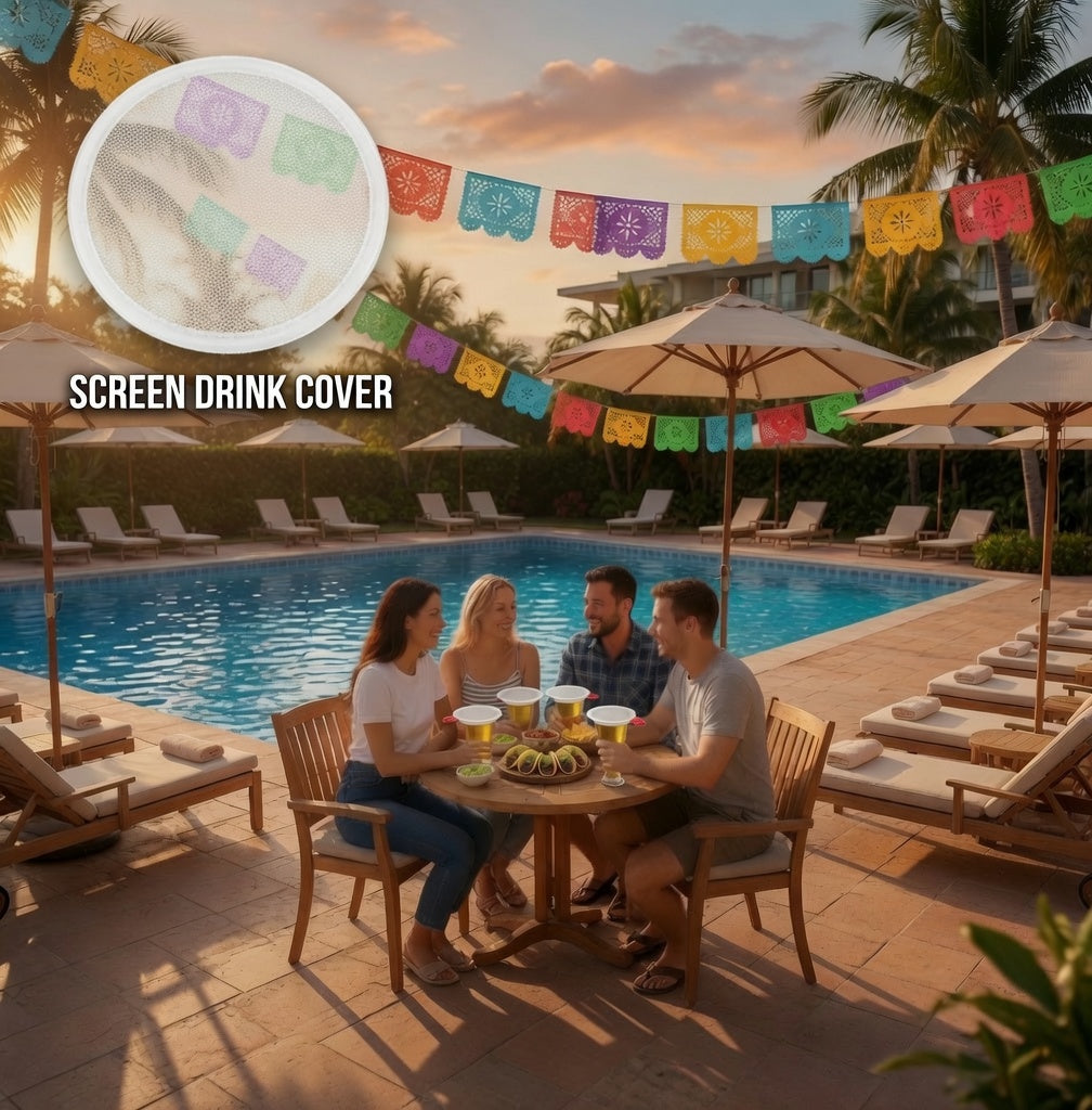 Custom Engraved Screen Drink Covers