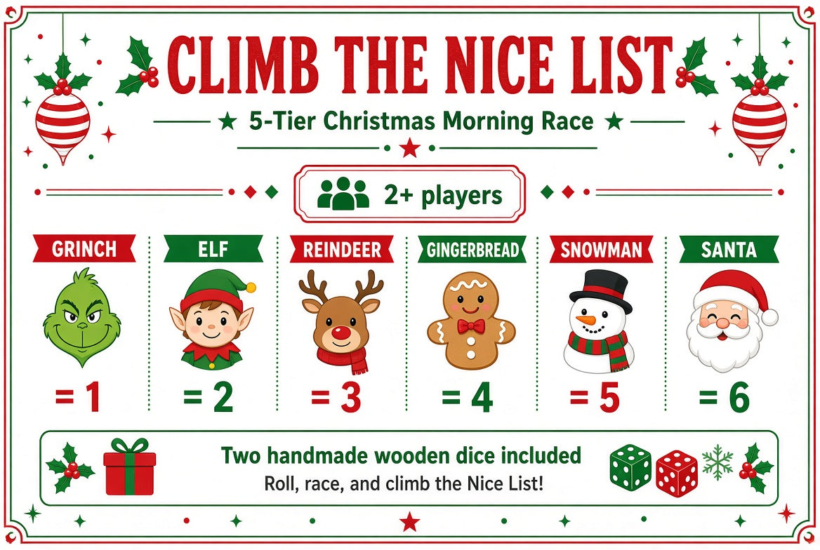 Christmas Dice Game - Climb the Nice List